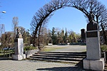 Rózsák parkja bejárata