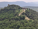 A siroki  vár a másik oldalon, szintén geoládával.