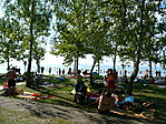 Csúcsforgalom a strandon