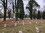 2019 11 22 Ostffyasszonyfa Fogolytábor temetője az egyik obeliszkkel