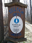 A tanösvény bejárata