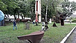 Szobrok, turulváz