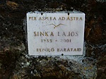 Sinka Lajos emléktábla