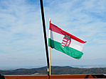zászló a Zengőn
