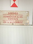 Szegedi vasútállomás. Kiállítás