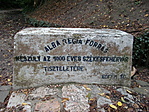 A forrás névtáblája