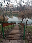 Lépcső a tóhoz