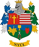Nyúl község címere