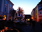 Karácsonyfa a belvárosban