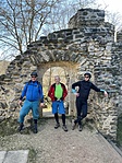 2023 01 07  Szentbalázs falu templomromjánál Péter60 Fazék és mazsola069 GCBALA