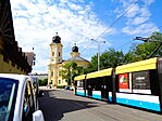 Nagytemplom és villamos