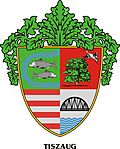Tiszaug címere