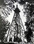 Fa kilátó 1958-1978 (a kép a mostani kilátó falán látható)