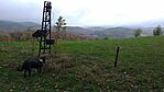 volt sípálya, panorámával
