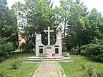 II.vh. emlékmű, Lipseszentadorjánban. Ide rejtettük a GCMKAT ládáját