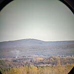 Kőris hegy a radarállomással