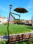 Esernyős pad