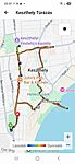 A túra útvonala - 8 km