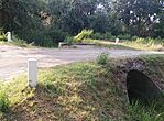 Kanyarjelzés a Sziksós-tó sarkán