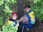 Attila és Andris az 1. Geoládánál (GCeger) Attila és Andris az 1. Geoládánál (GCeger)