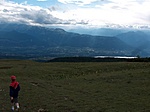 Megyek le a Monte Roenről.