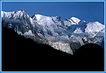 Éj, szemben a Mont Blanc-al Éj, szemben a Mont Blanc-al